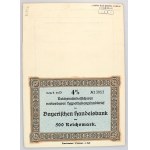 Germany - Third Reich Bond 4% of Bayerische handelsbank for 500 Reichsmark 1942