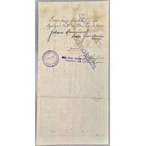 Latvia Promissory Note for 600 Latu 1928