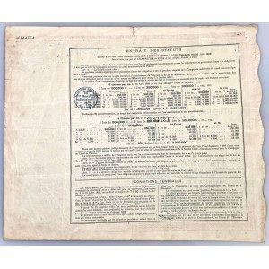 Panama Bond of Compagnie Universelle Du Canal Interocéanique De Panama for 1£ 1888