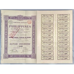 Philippines Compagnie General de Philippines, Ordinary Share nd (1899)