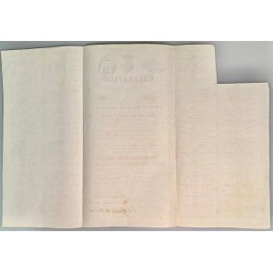 Portugal Emprunt Royal 5% Oblitgation 1000 Francs Lisbon 1832
