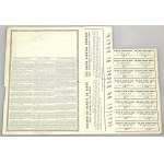 Russia Share of Société Du Naphte De Bakou for 500 & 1000 Mark 1915 - 1917