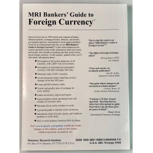 World MRI Bankers' Guide to Foreign Currency 2023 99th Edition