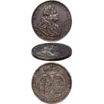 Augustus II the Strong, two-coin 1728 IGS, Dresden
