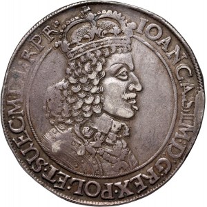John II Casimir, thaler 1649 GR, Gdansk - decorative shield - rare