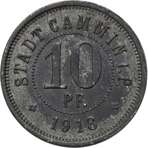 Cammin i.P. (Kamień Pomorski), 10 fenigs 1918, ex. Kalkowski