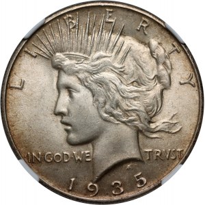 USA, Dollar 1935, Philadelphia, Peace Dollar