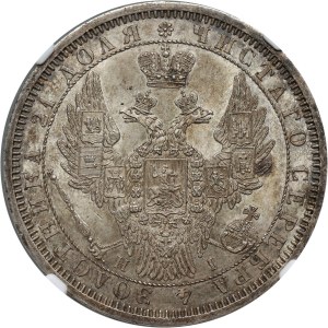 Russland, Nikolaus I., Rubel 1855 СПБ HI, St. Petersburg