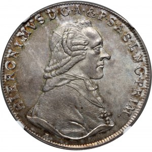 Österreich, Salzburg, Hieronymus von Colloredo, Taler 1795 M