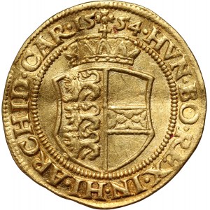 Austria, Ferdinand I, Ducat 1554, Klagenfurt
