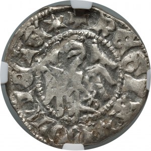 Władysław Jagiełło 1386-1434, półgrosz, Kraków, bez sygnatur