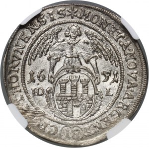 John II Casimir, ort 1651/0 HD-L, Torun