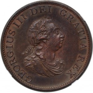 Great Britain, George III, 1/2 Penny 1799, Soho