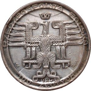 II RP, 100 złotych 1925, Mikołaj Kopernik DUŻY, PRÓBA