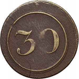 Dobra Okrzeja, żeton, nominał 30