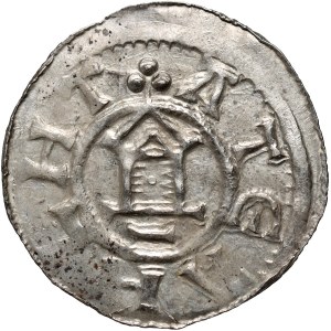 Germany, Saxony, Otto III 983-1002, Denar, Goslar