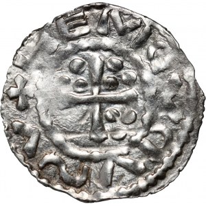 Germany, Bayern, Heinrich II der Zänker 985-995, Denar, Regensburg