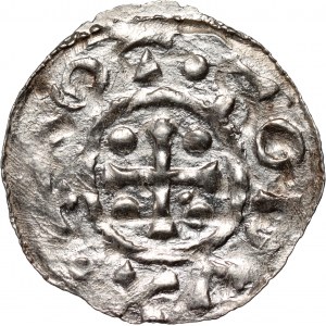 Germany, Bayern, Heinrich II der Zänker 985-995, Denar, Nabburg