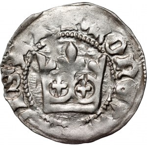 Władysław Jagiełło 1386-1434, półgrosz, Kraków, bez sygnatur