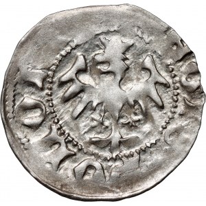 Władysław Jagiełło 1386-1434, półgrosz, Kraków, bez sygnatur