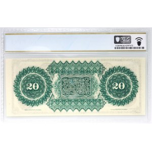 USA, South Carolina, Columbia, 20 Dollars 1872