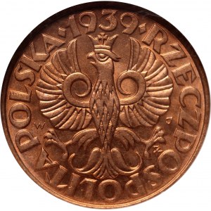 II RP, 2 pennies 1939, Warsaw