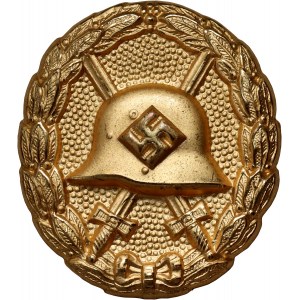 Germany, Third Reich, Gold Wound Badge (Verwundetenabzeichen 1939 in Gold)