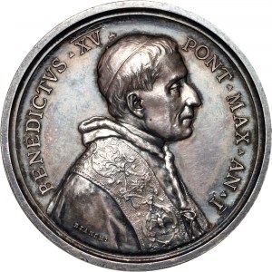 Vatican, Benedictus XV, medal from 1914