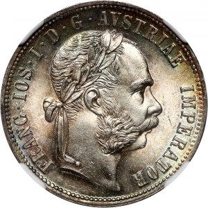 Austria, Franz Joseph I, Florin 1877