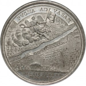 Russia, Peter I, medal from 1714, Battle of Napue