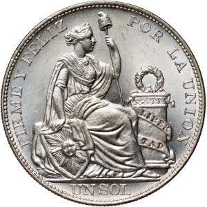 Peru, 1 Sol 1914