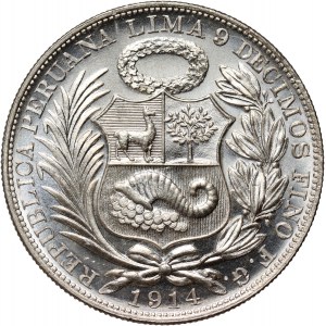 Peru, 1 Sol 1914