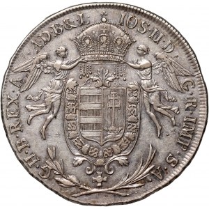 Hungary, Joseph II, 1/2 Thaler 1787 A, Vienna
