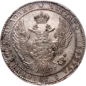 Zabór rosyjski, Mikołaj I, 1 1/2 rubla = 10 złotych 1835 НГ, Petersburg