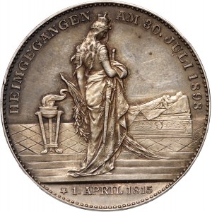 Germany, medal from 1898, Death of Otto von Bismarck
