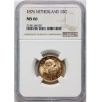 Netherlands, Willem III, 10 Gulden 1876, Utrecht