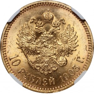 Russland, Nikolaus II., 10 Rubel 1903 (АР), St. Petersburg