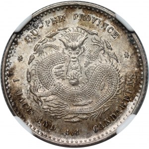 China, Hupeh, Guangxu, 20 Cents ND (1895-1907)