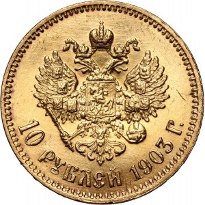 Russland, Nikolaus II., 10 Rubel 1903 (АР), St. Petersburg