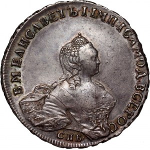 Russland, Elisabeth I., Rubel 1755 СПБ ЯI, St. Petersburg