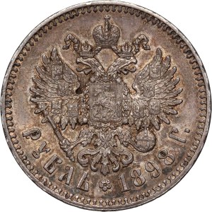 Russland, Nikolaus II., Rubel 1898 (★), Paris