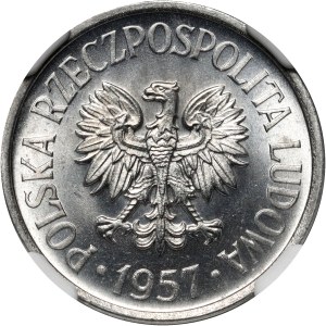 PRL, 20 groszy 1957, Warsaw, Narrow date