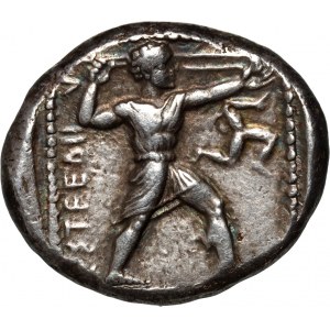 Greece, Pamphylia, Aspendos, Stater c. 385-370 BC, wrestlers