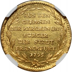 Germany, Frankfurt, Ducat 1796, Contribution Ducat