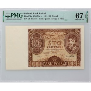 II RP, 100 zloty 9.11.1934, CP series.