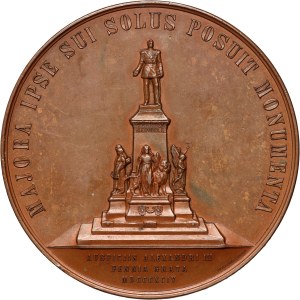 Russia, Alexander III, bronze medal, 1894, unveiling of the Alexander II monument in Helsinki