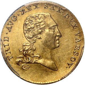 Księstwo Warszawskie, Fryderyk August I, dukat 1812 IB, Warszawa