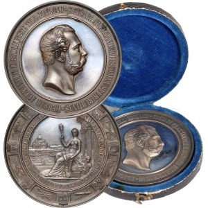 Rosja, Aleksander II, medal 1876, Fińska Wystawa Przemysłowa w Helsinkach