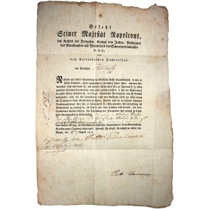Courland, summons from Yelgava Chamber Court 1812