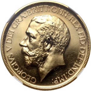 Great Britain, George V, 5 Pounds 1911, Proof